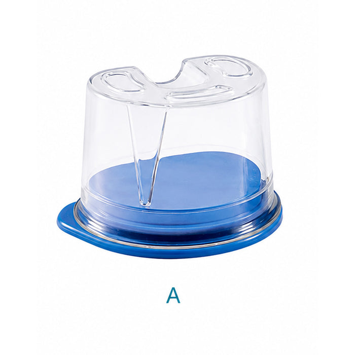 Cuvette transparente duplicata silicone Mestra - 2 Modèles