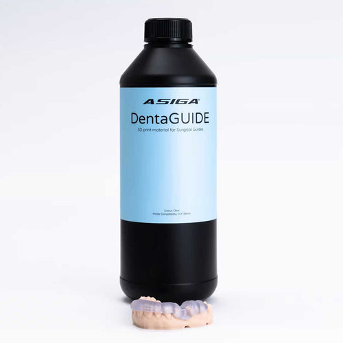Asiga DentaGUIDE – Résine Transparente Guides Chirurgicaux - Massilia Dental - Fournitures Matériel Cabinet Dentaire