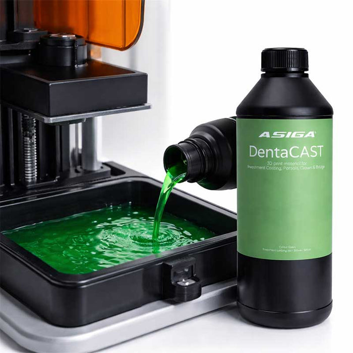 Asiga DentaCast — Castable 3D Printing Resin, Residue-Free Burnout