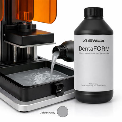 Dentaform Asiga Résine grise pour modèle imprimé