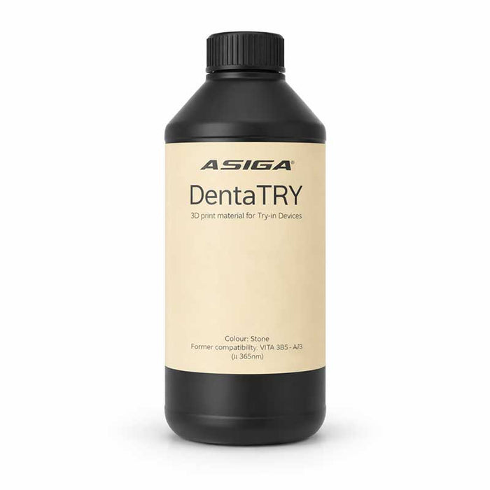 Asiga Dentatray 3D résine 3D pour impression de prothèses complètes pour essayage.