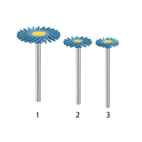 Diapol Twist Eve Bleu Polissoir Céramique Gros Grains. - Massilia Dental - Fournitures Matériel Cabinet Dentaire