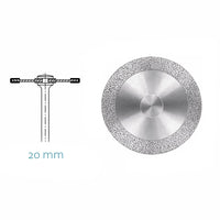 Disque diamanté hyperflex 2 faces D+Z pour découpe fine de céramique dentaire - 20 mm