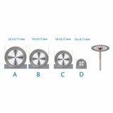 Disque diamanté 2 faces Superflex 0.17 mm céramique 4 tailles