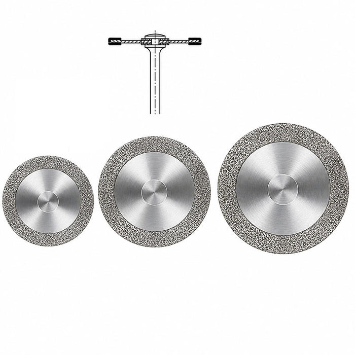 Disque diamanté DZ 2 faces Hyperflex 0.10 mm céramique composite 3 diamètres