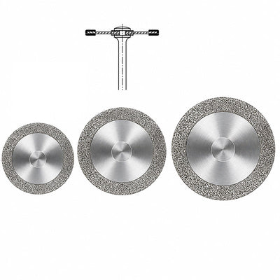 Disque diamanté DZ 2 faces Hyperflex 0.10 mm céramique composite 3 diamètres