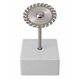Disque diamanté cranté Edenta 705 Superflex épaisseur 0,15 mm pour découpe précise de résines et céramiques dentaires