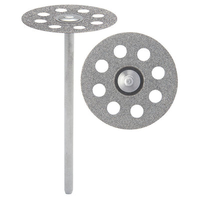 Disque Diamanté Perforé Double Face 22 x 0.20 mm - Massilia Dental - Fournitures Matériel Cabinet Dentaire