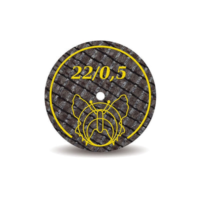 Disques à séparer Mothyl 22 x 0.5 mm - Acier Chrome - Cobalt. - Massilia Dental - Fournitures Matériel Cabinet Dentaire