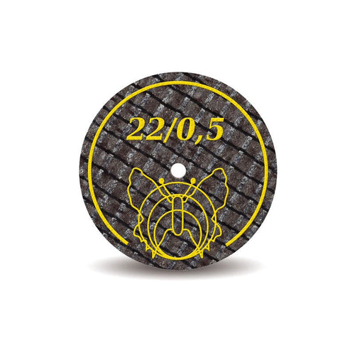 Disques à séparer Mothyl 22 x 0.5 mm - Acier Chrome - Cobalt. - Massilia Dental - Fournitures Matériel Cabinet Dentaire