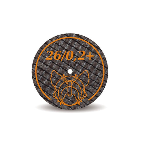 Disques à séparer Mothyl 26 x 0.2 + mm - Acier et Résine - Massilia Dental - Fournitures Matériel Cabinet Dentaire