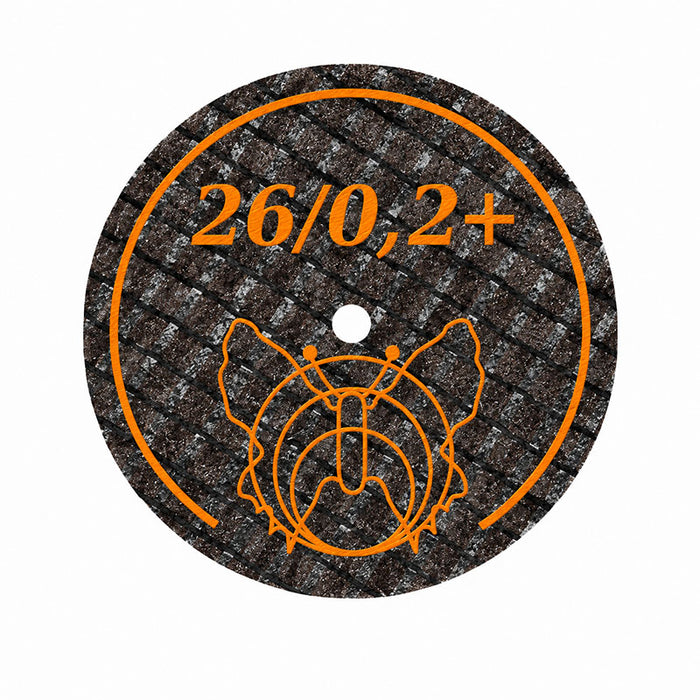 Disques à séparer Mothyl orange 26 x 0.2 + mm - Acier et résine