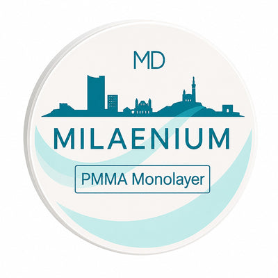 Disque PMMA provisoire monolayer Ø 98,5 mm épaisseur CFAO dentaire