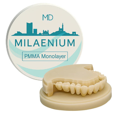 Disque PMMA Monocouche 98 x 25 mm Résine Provisoire - Massilia Dental - Fournitures Matériel Cabinet Dentaire