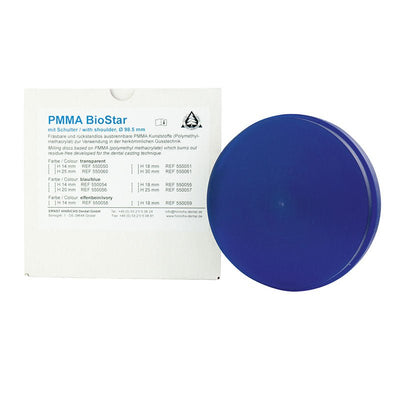 Disque Biostar Calcinable Résine PMMA Usinages Stellites - Massilia Dental - Fournitures Matériel Cabinet Dentaire