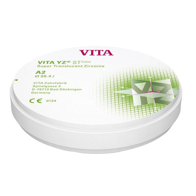 Disque Zircone VITA YZ ST Color 14 mm - De 1 à 14 Eléments. - Massilia Dental - Fournitures Matériel Cabinet Dentaire