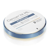 Disque Zircone Cercon HT ML - 98 x 25 mm. - Massilia Dental - Fournitures Matériel Cabinet Dentaire