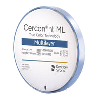 Disque Zircone Cercon HT ML - 98 x 25 mm. - Massilia Dental - Fournitures Matériel Cabinet Dentaire