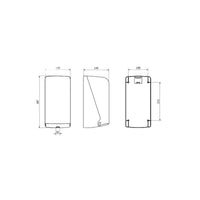 Distributeur Rouleau Papier Mèche Jofel Fabrication ABS - Massilia Dental - Fournitures Matériel Cabinet Dentaire