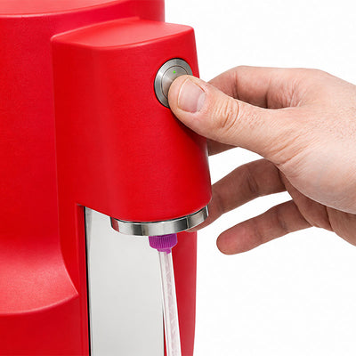 Dopser Evo rouge bouton de mise en marche