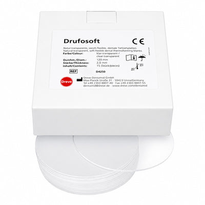 Drufosoft Dreve plaque transparente pour gouttière thermoformée boite