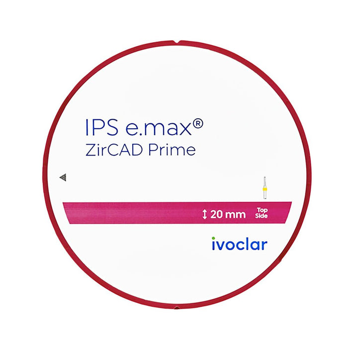 Disque Zircone E.max Zircad Prime 98 x 20 mm. - Massilia Dental - Fournitures Matériel Cabinet Dentaire