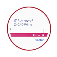 Disque Zircone E.max Zircad Prime 98 x 20 mm. - Massilia Dental - Fournitures Matériel Cabinet Dentaire