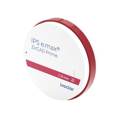 Disque Zircone E.max Zircad Prime 98 x 25 mm. - Massilia Dental - Fournitures Matériel Cabinet Dentaire