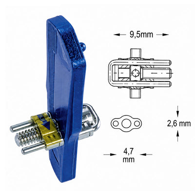 Vérins écarteurs orthodontie 4.0 mm Dentaurum 600-502-30 avec mesures