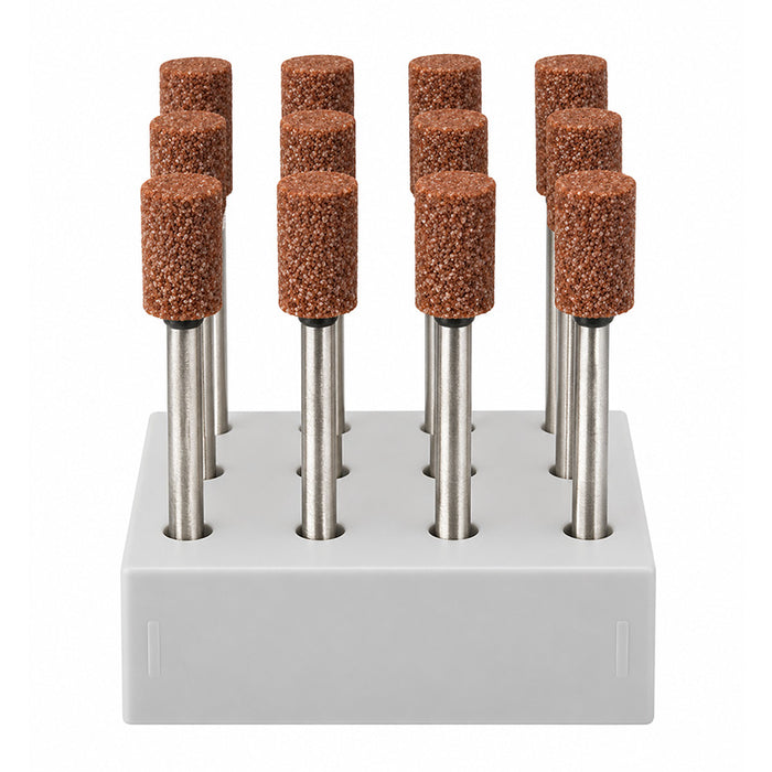 Boîte 12 meules abrasives Edenta meulage alliages métalliques