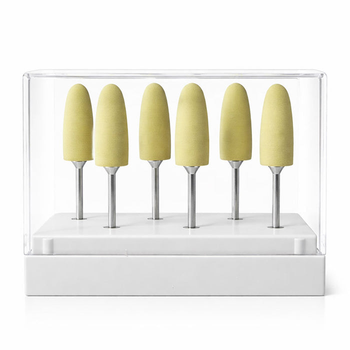 Polissoir flamme jaune Edenta (grain fin) – 24 mm Ø 2,35