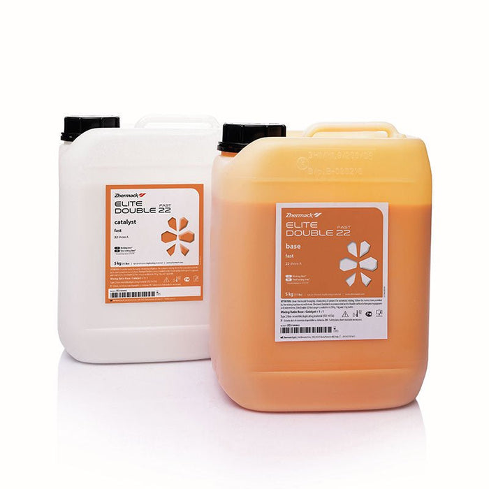 Elite Double 22 Shores Duplicación de silicona rápida - Zhermack - 2 x 1 kg