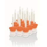 alt="Orange Zhermack mixing tips for silicone cartridge 48 units"