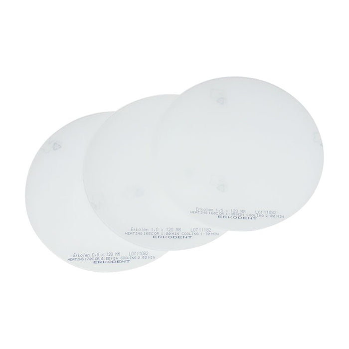 Erkolen Erkodent Ø 120 mm – Plaques souples de thermoformage