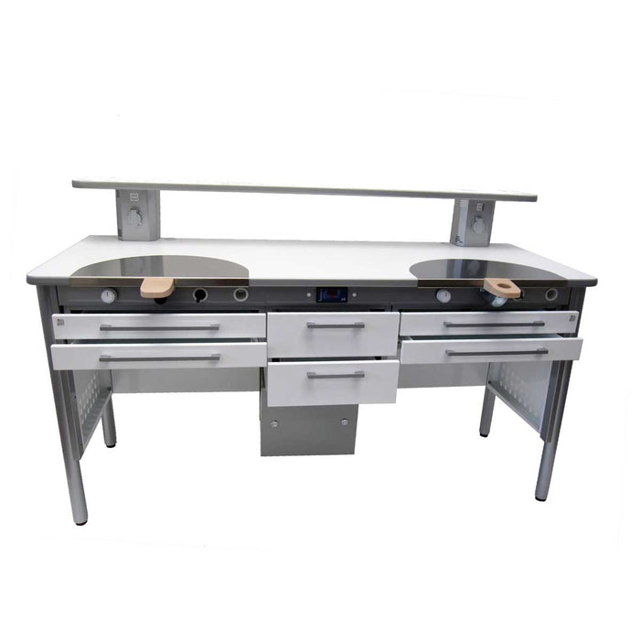 Etabli Dentaire Jeb Tiroirs et Chevilles 2 Postes.