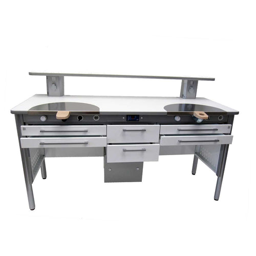 Etabli Dentaire Jeb Tiroirs et Chevilles 2 Postes. - Massilia Dental - Fournitures Matériel Cabinet Dentaire