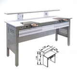 Etabli Dentaire Jeb Tiroirs et Chevilles 2 Postes. - Massilia Dental - Fournitures Matériel Dentaire