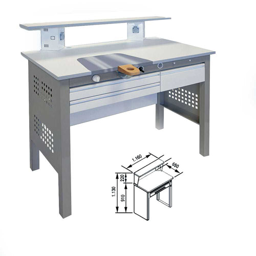 Etabli Dentaire Jeb 1 Place pour Laboratoire - Massilia Dental - Fournitures Matériel Dentaire