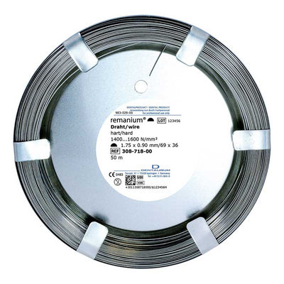 Fil Demi - jonc Dentaurum 1.75 x 0.90 mm Prothèses Adjointes - Massilia Dental - Fournitures Matériel Cabinet Dentaire