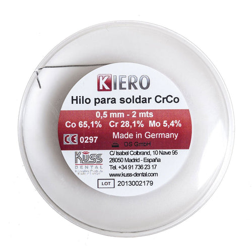 Soudure Laser Rouleau Fil Cr - Co Kiero - Armature Stellite - Massilia Dental - Fournitures Matériel Cabinet Dentaire