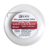 Soudure Laser Rouleau Fil Cr - Co Kiero - Armature Stellite - Massilia Dental - Fournitures Matériel Cabinet Dentaire