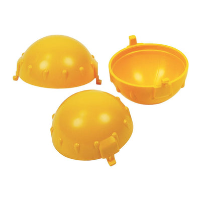 alt="Sandblasting bottle with 2-part opening for Silo sandblaster - rear section"