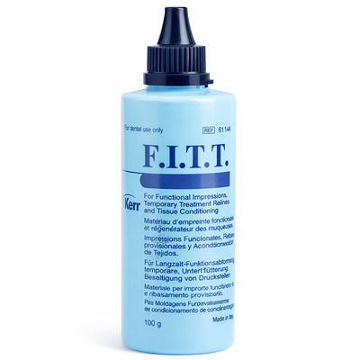 Produit Kerr F.I.T.T empreinte fonctionnelle stabilisation prothèse dentaire poudre