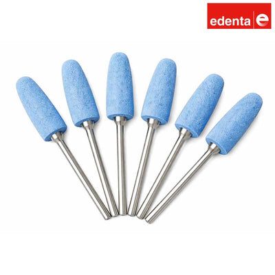 Polissoir flamme résine bleu clair Edenta 24 mm (0644HP-6)