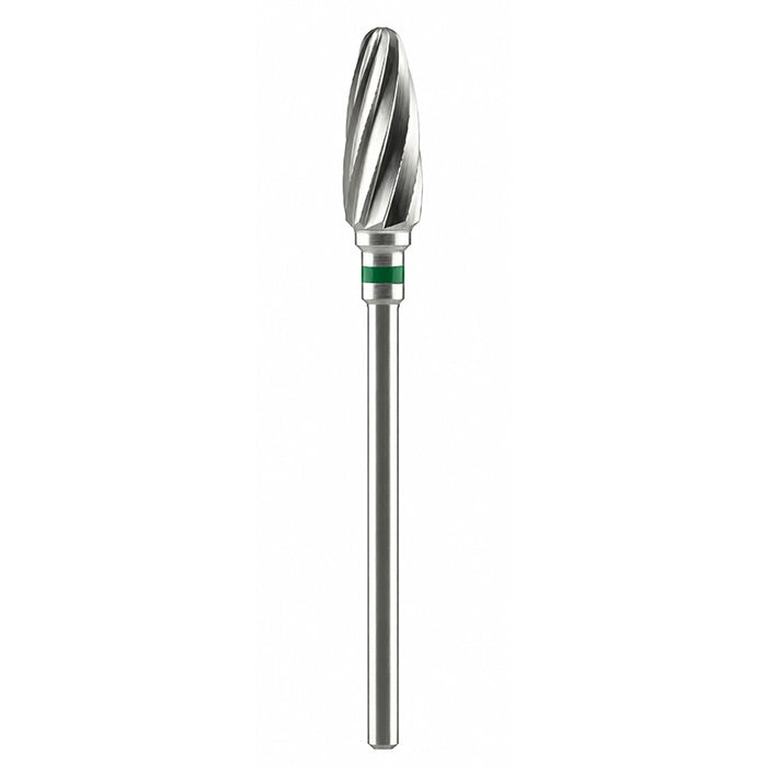 Fraise tungstène type flamme non croisée pour travaux sur plâtres