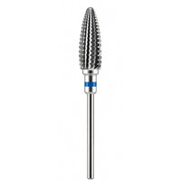 Fraise tungstène type flamme croisée résine molle silicone 