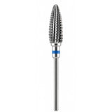 Fraise tungstène type flamme croisée résine molle silicone 