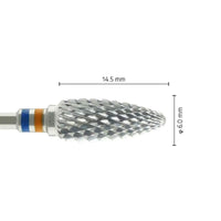 Fraise Tungstène Flamme Croisée Fine Pour Travaux Résine. - Massilia Dental - Fournitures Matériel Cabinet Dentaire