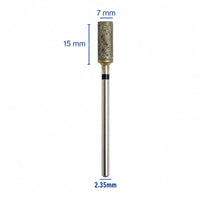 Fraise diamantée cylindrique haut plat 5 mm grain super gros