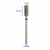 Fraise diamantée cylindrique haut plat 5 mm grain super gros